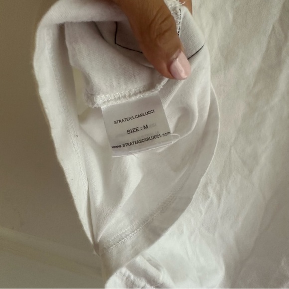 Strateas Carlucci Carbon White Graphic Tee Co-exist Nature Size Mens Medium - Picture 6 of 6